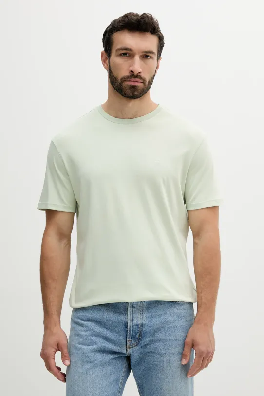 Calvin Klein t-shirt bawełniany bawełna zielony LV04LB275G