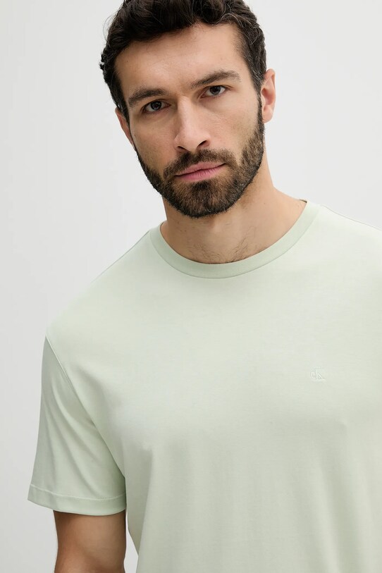 Oblečení Bavlněné tričko Calvin Klein LV04LB275G zelená