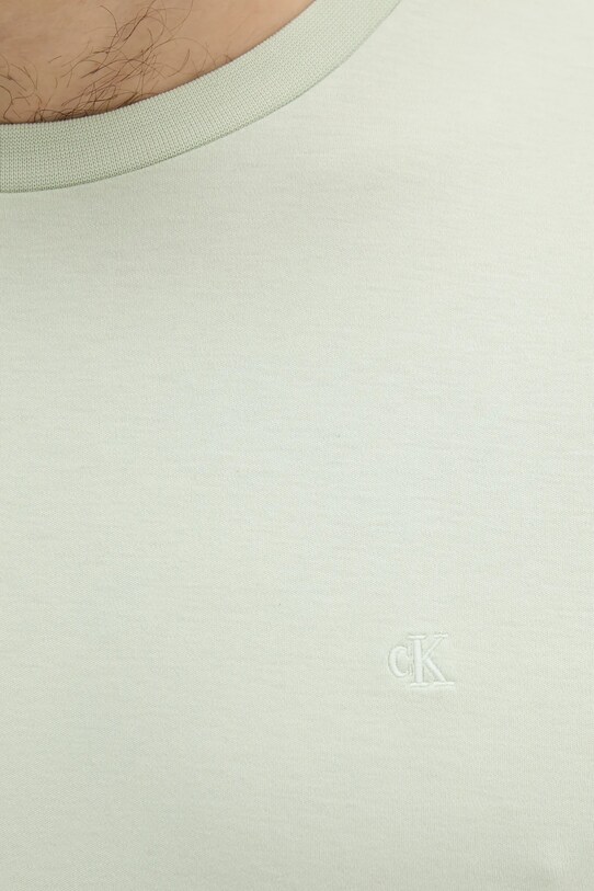 Calvin Klein t-shirt bawełniany zielony LV04LB275G