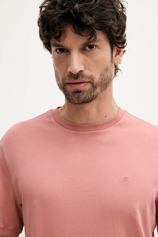 Oblečení Bavlněné tričko Calvin Klein LV04LB275G oranžová