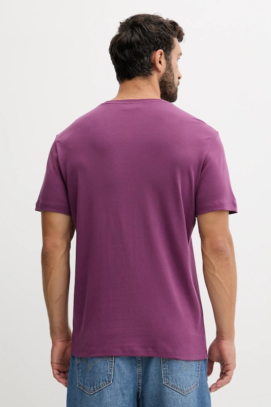 Calvin Klein tricou din bumbac LV04LB275G violet AW25