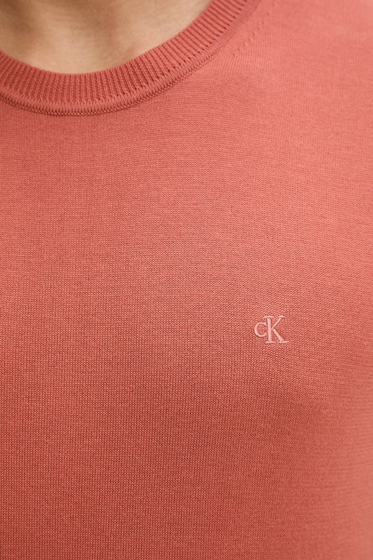 Calvin Klein t-shirt ανδρικό βαμβακερό LV04LC333G πορτοκαλί