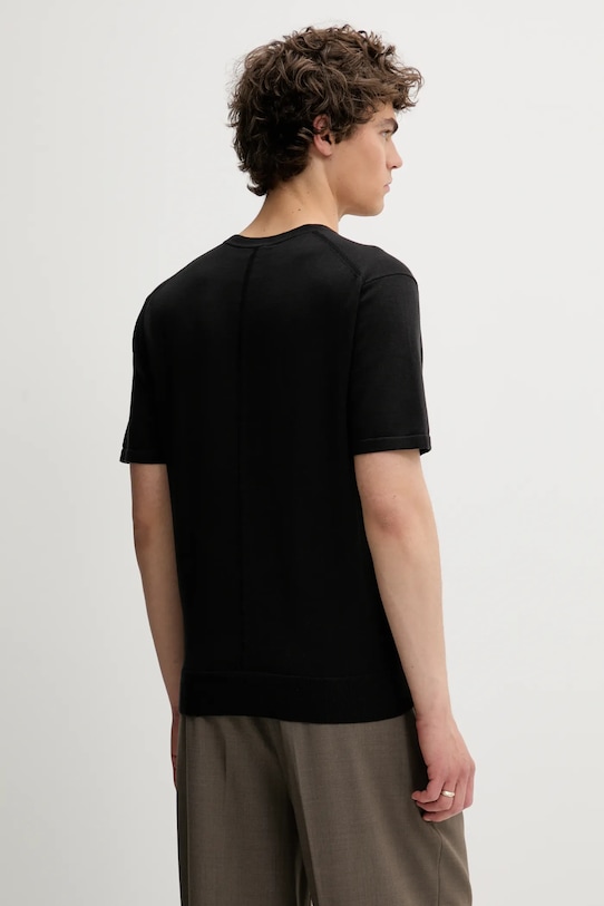 Oblečení Bavlněné tričko Calvin Klein LV04LC333G černá