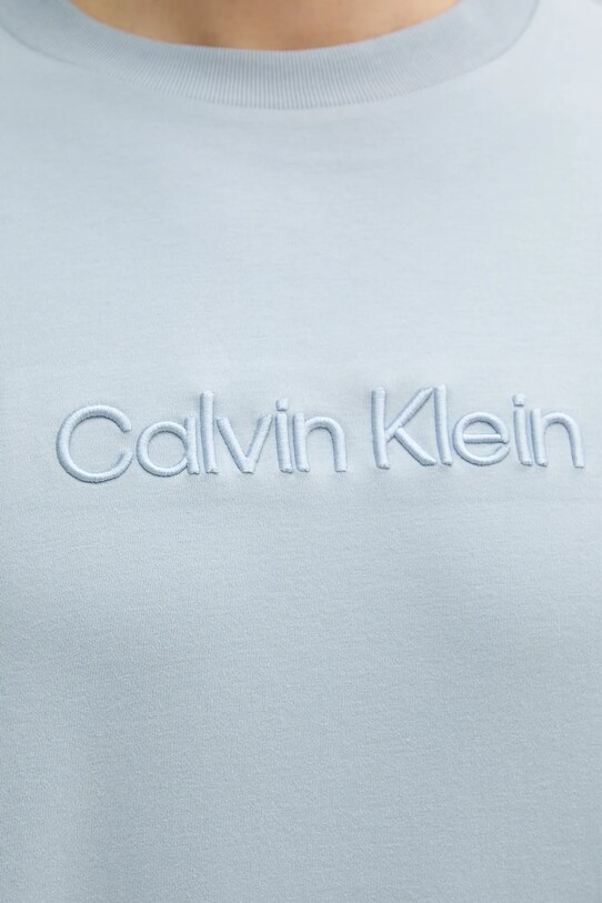 Bavlněné tričko Calvin Klein modrá LV04LC206G