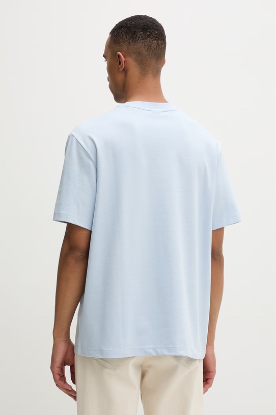 Oblačila Calvin Klein kratka majica moška bombažna z elastanom LV04LC241G modra