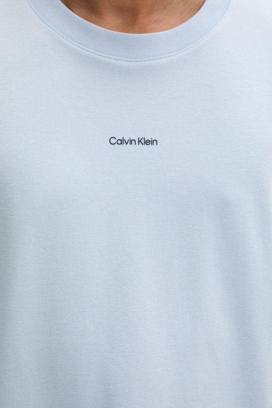 Calvin Klein kratka majica moška bombažna z elastanom LV04LC241G modra