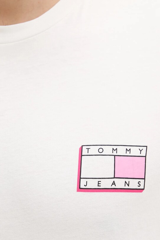 Tommy Jeans tricou din bumbac DM0DM21577 alb
