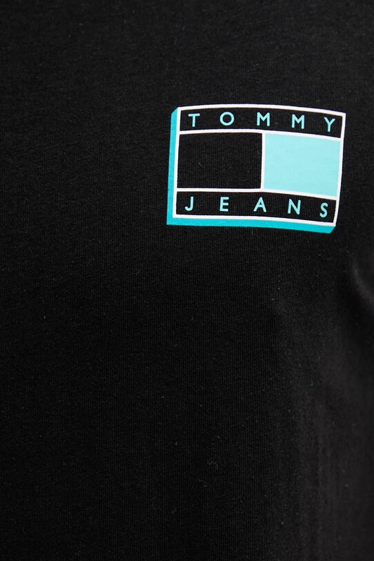 Tommy Jeans tricou din bumbac negru DM0DM21577