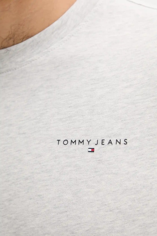 Îmbrăcăminte Tommy Jeans tricou din bumbac DM0DM21780 gri