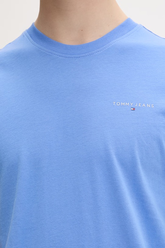 Tommy Jeans tričko pánské bavlněné DM0DM21780 modrá