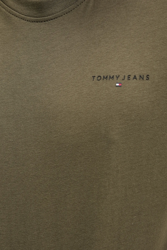 Tommy Jeans t-shirt bawełniany DM0DM21780 zielony