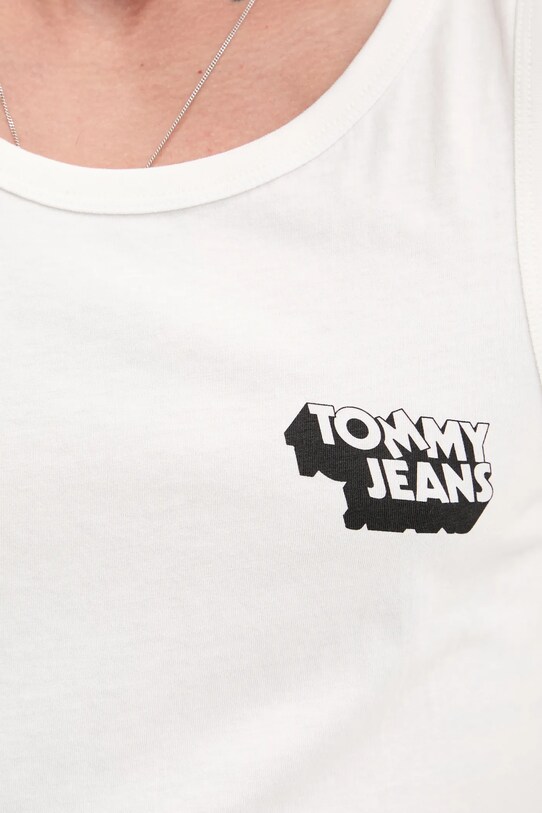 Бавовняний топ Tommy Jeans DM0DM21783