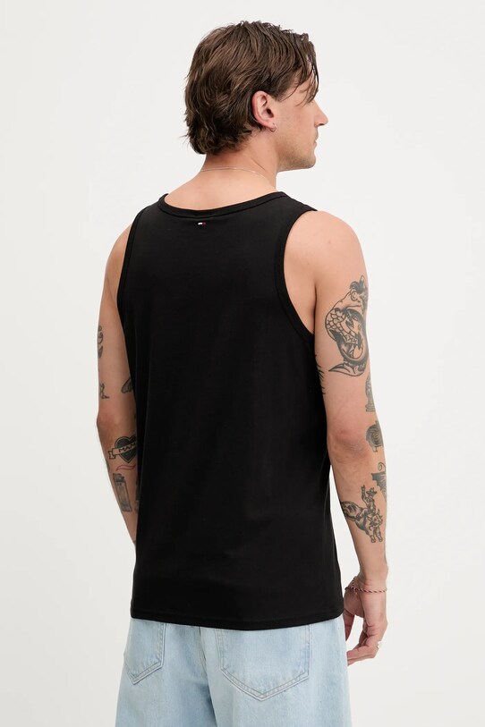 Odzież Tommy Jeans top bawełniany DM0DM21783 czarny