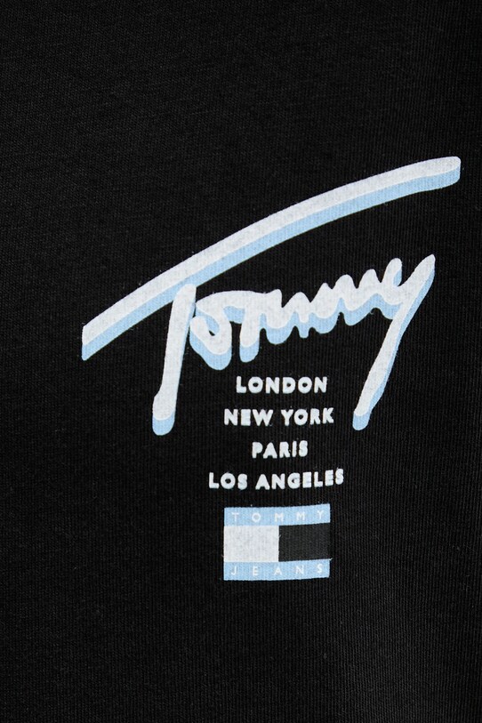 Bavlnené tričko Tommy Jeans DM0DM21934 čierna