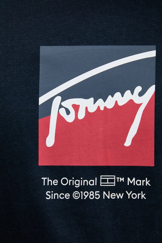 Tommy Jeans tricou din bumbac DM0DM21940 bleumarin