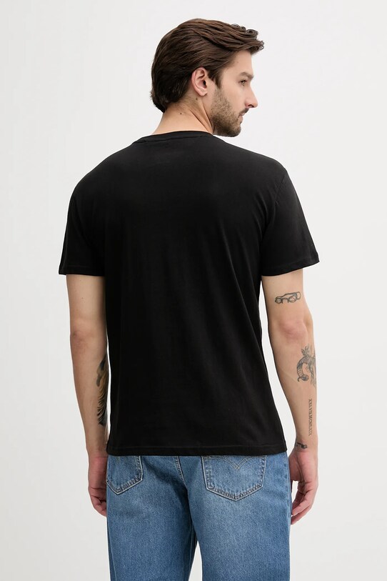 Одяг Бавовняна футболка Tommy Jeans DM0DM21941 чорний
