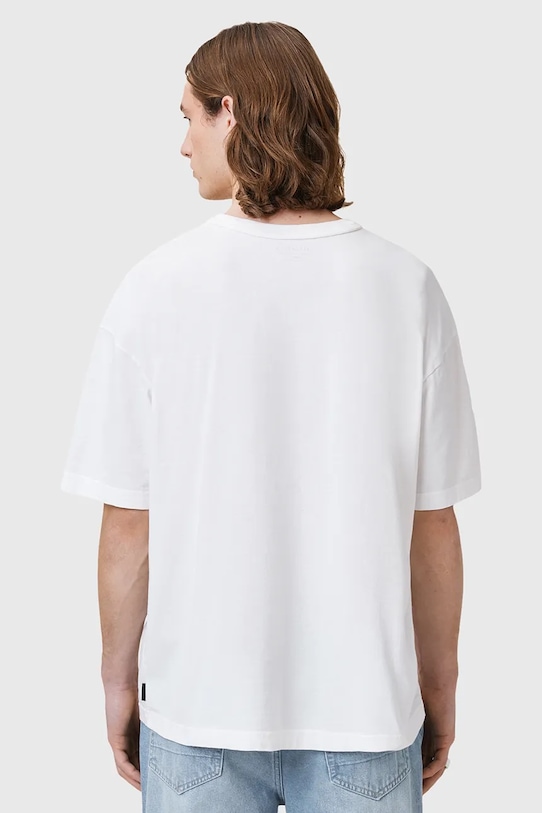 Bavlněné tričko AllSaints SONNY bílá M007JC