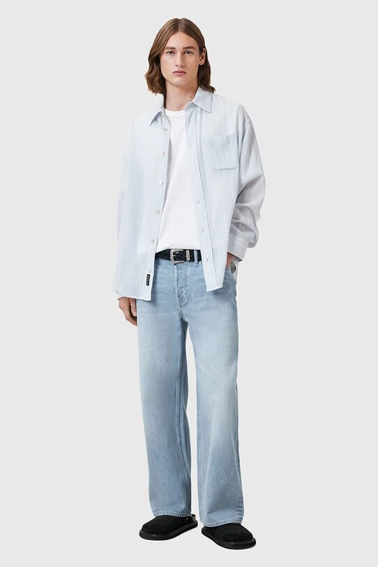 AllSaints t-shirt bawełniany SONNY M007JC biały