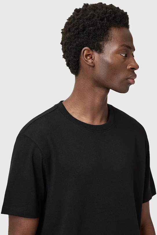 Tričko AllSaints SLATER M009JC čierna AW25