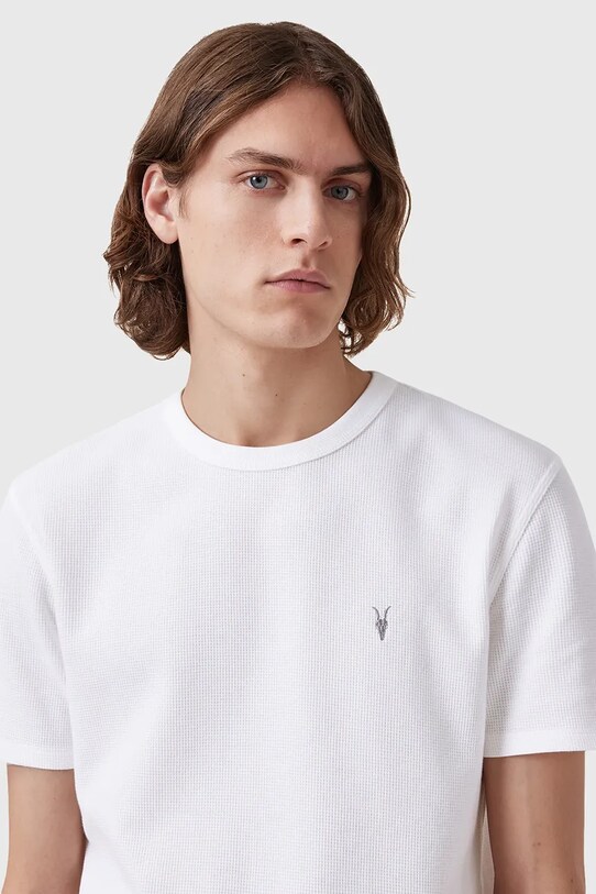 AllSaints t-shirt bawełniany ELLIS M018JC biały AW25