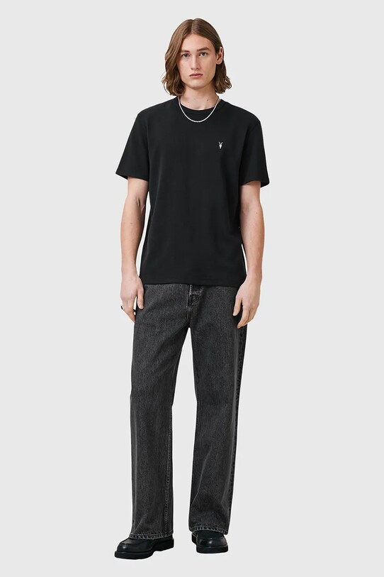 AllSaints t-shirt bawełniany ELLIS M018JC czarny