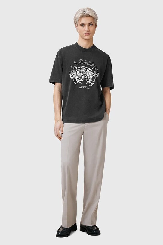 AllSaints t-shirt bawełniany BETTER M060PC szary
