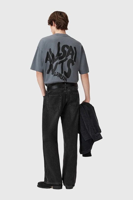 AllSaints t-shirt bawełniany ORLANDO szary M066PC