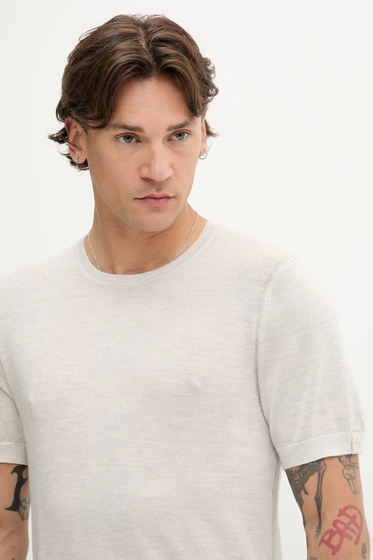 Rag & Bone tricou de lână bej MBS25P017BM17