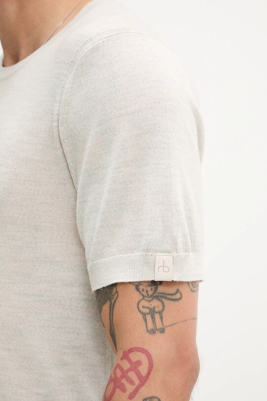 Rag & Bone tricou de lână MBS25P017BM17 bej