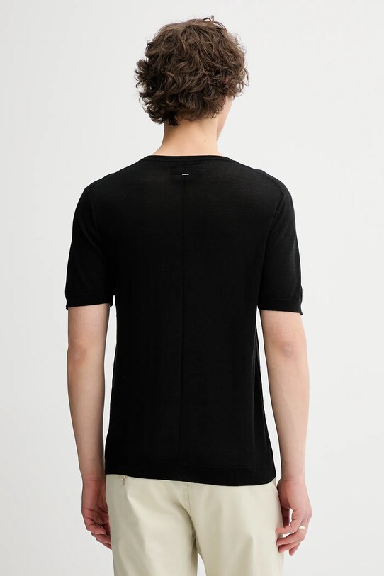 Odzież Rag & Bone t-shirt wełniany MBS25P017BM17 czarny