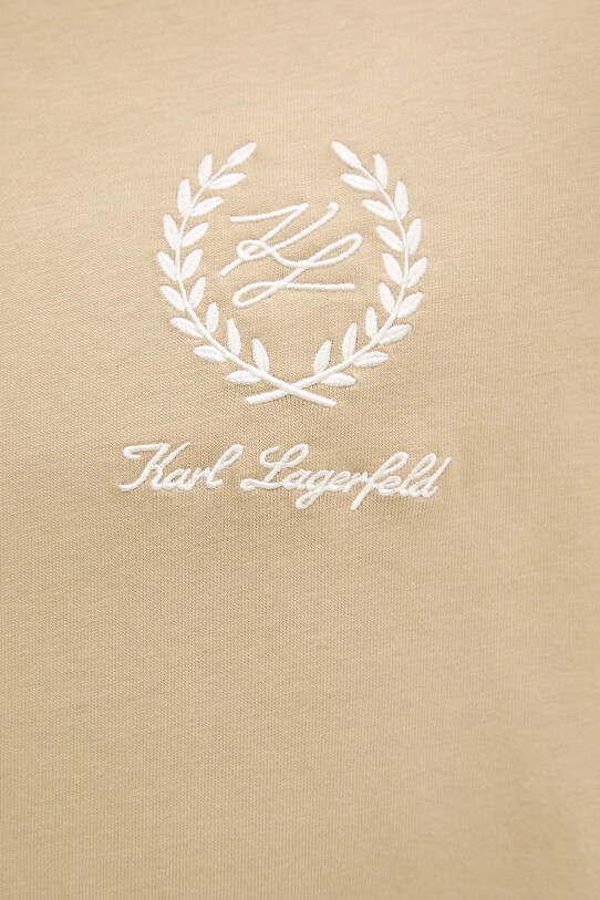 Karl Lagerfeld t-shirt bawełniany A3M44002 zielony