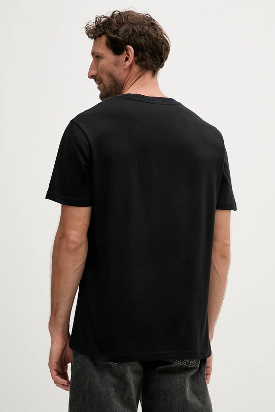 Odzież Karl Lagerfeld t-shirt bawełniany A3M44002 czarny