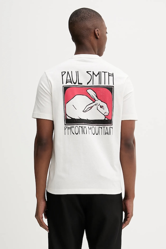 PS Paul Smith t-shirt bawełniany nadruk biały M2R.220X.TP5249