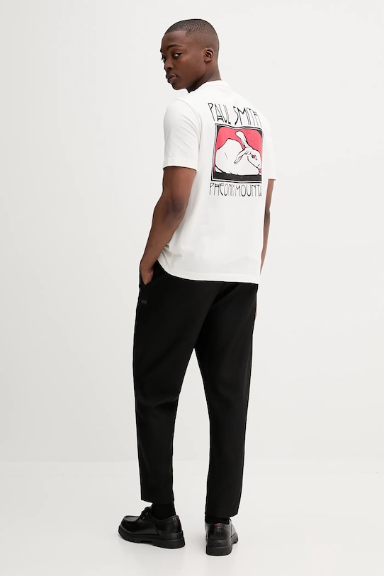 PS Paul Smith t-shirt bawełniany M2R.220X.TP5249 biały AW25