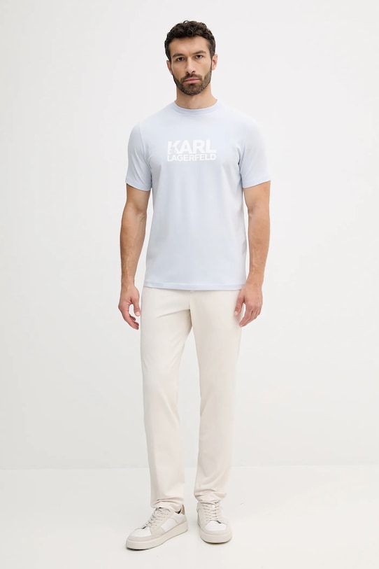 Μπλουζάκι Karl Lagerfeld 553235.755087 μπλε AW25