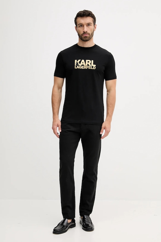 Karl Lagerfeld tricou 553235.755087 negru AW25