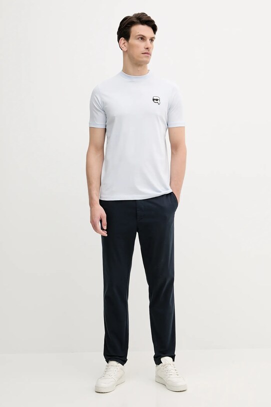 Karl Lagerfeld tricou din bumbac 553224.755710 albastru AW25