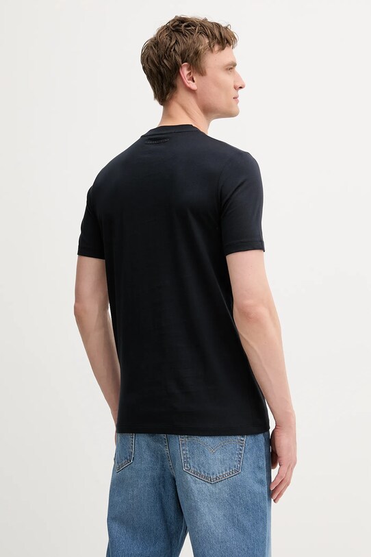 Îmbrăcăminte Karl Lagerfeld tricou din bumbac 553224.755710 bleumarin