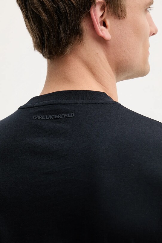 Karl Lagerfeld tricou din bumbac 553224.755710 bleumarin