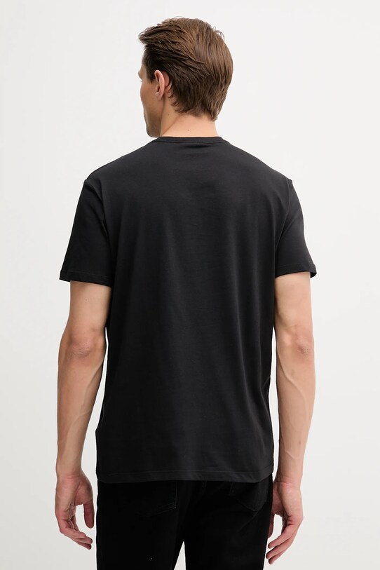 Calvin Klein Jeans pamut póló LV04RC844G fekete AW25