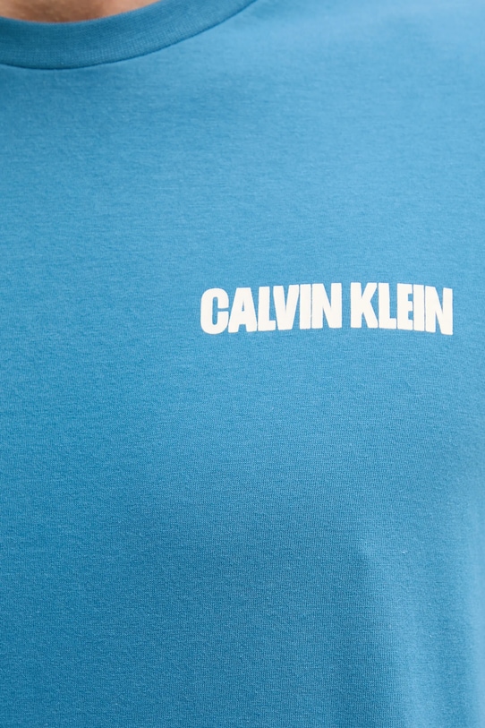 Calvin Klein Jeans tricou din bumbac turcoaz LV04RC846G