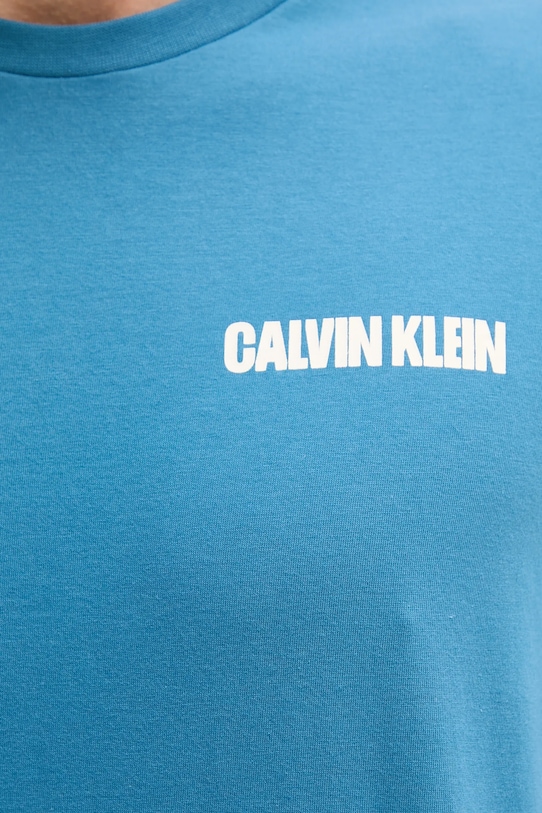 Bavlněné tričko Calvin Klein Jeans tyrkysová LV04RC846G