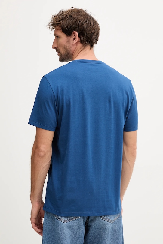 Хлопковая футболка Calvin Klein Jeans LV04RC857G голубой AW25