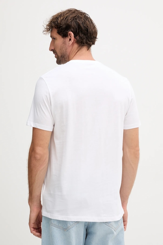 Calvin Klein Jeans t-shirt bawełniany LV04RC859G biały AW25