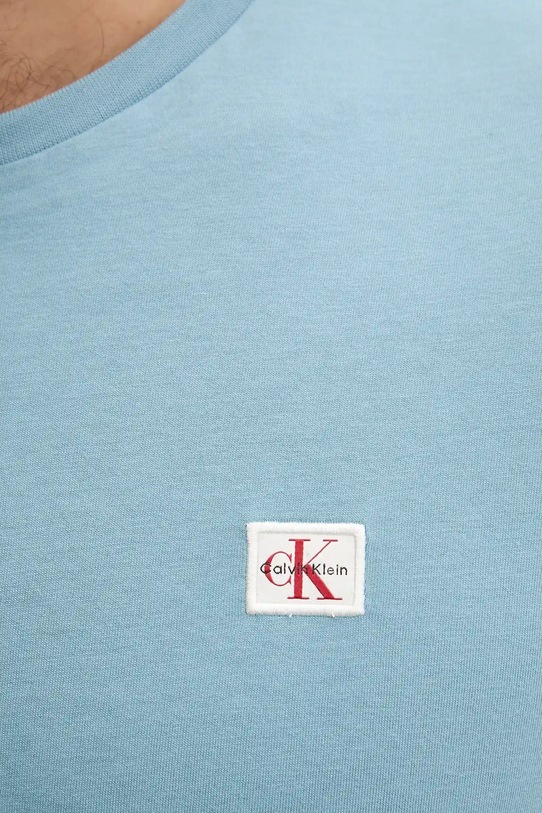 Calvin Klein Jeans t-shirt bawełniany niebieski LV04RC272G