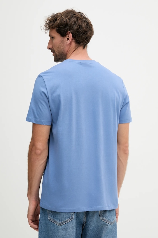 Îmbrăcăminte Calvin Klein Jeans tricou din bumbac LV04RC272G albastru