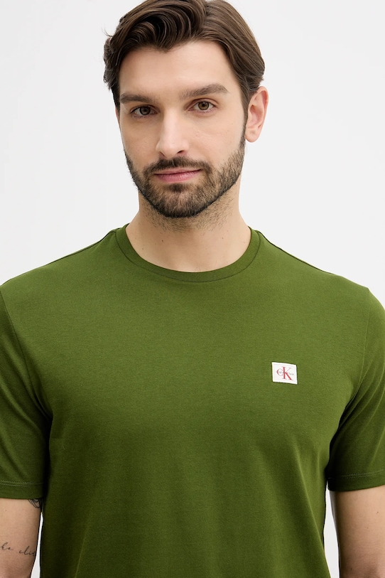 Calvin Klein Jeans t-shirt in cotone verde LV04RC272G