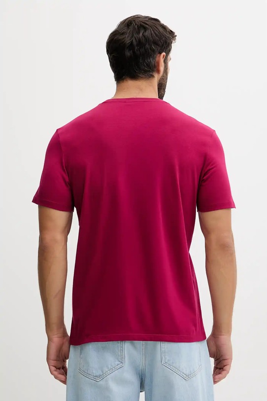 Calvin Klein Jeans t-shirt bawełniany LV04RC272G bordowy AW25