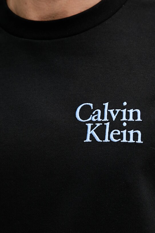 Calvin Klein Jeans tricou din bumbac negru LV04RC808G