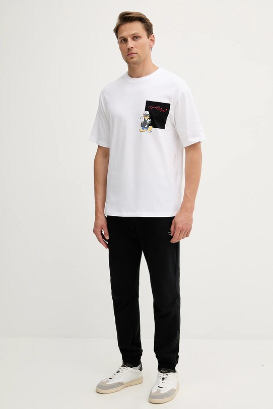Bavlnené tričko Karl Lagerfeld DISNEY 553270.755097 biela AW25